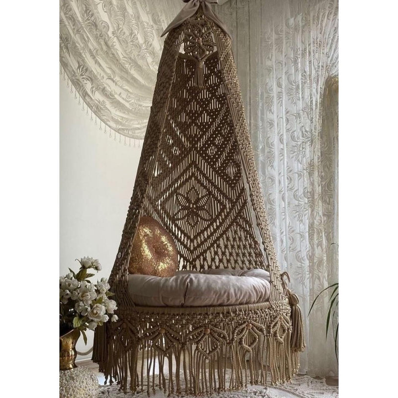 Macrame swing- Brown Baby