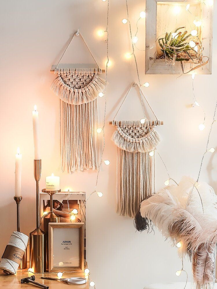Macrame Wall Hanging Set - Noël design