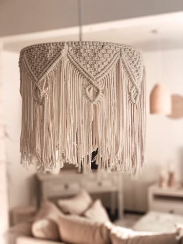 Macrame Tassel Chandelier