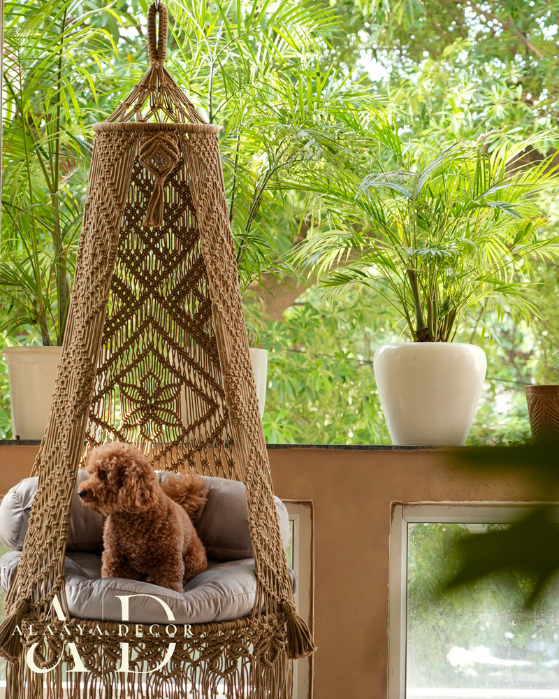 Macrame swing- Brown Babe