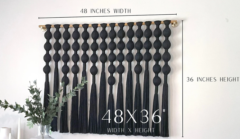 Nordic Wall Hanging- Bold in Black