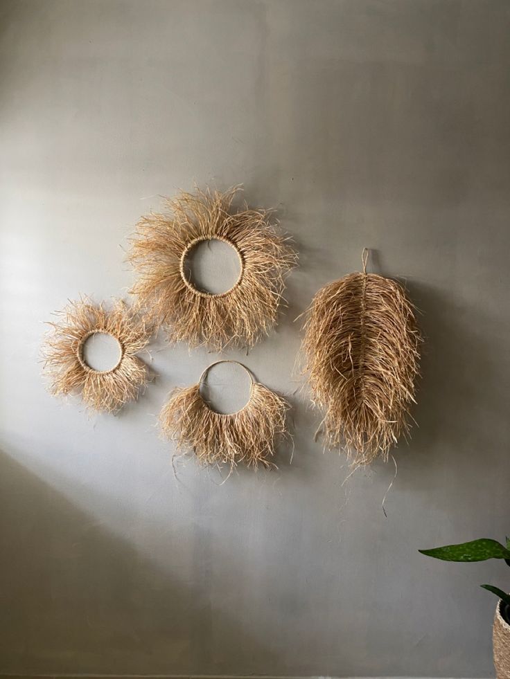 The Raffia set of 4