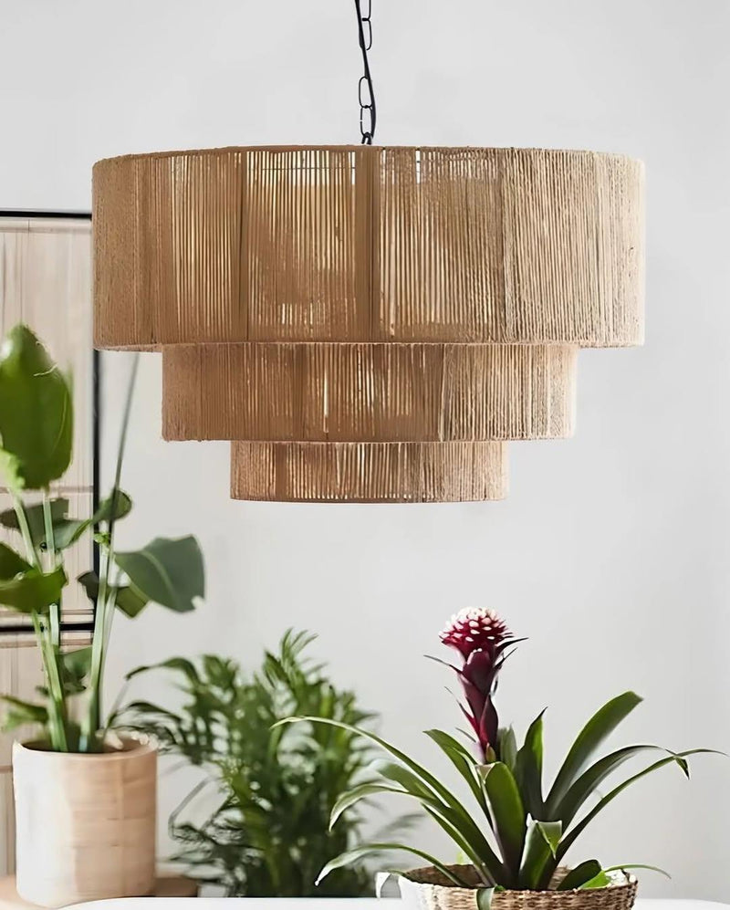 Neutral Biege Hanging Lamp