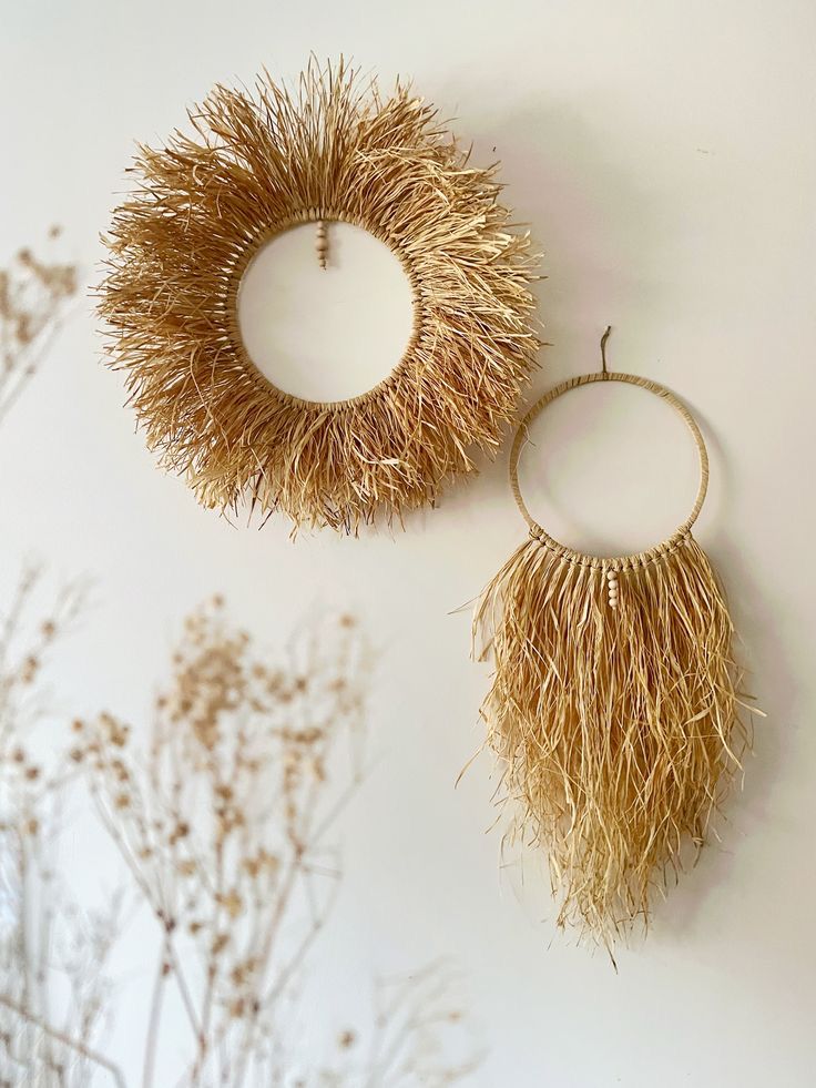 The Raffia Duo- Set of 2
