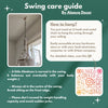 Macrame swing - Emerald design