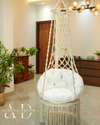Macrame Swing- Posh white
