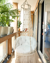 Macrame Swing- Posh white
