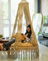 Macrame swing- Truly Beige