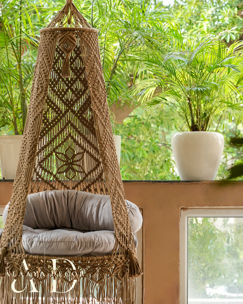 Macrame swing- Brown Babe