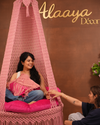 Macrame swing- Pretty in Pink