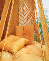 Macrame swing- Sunshine Yellow