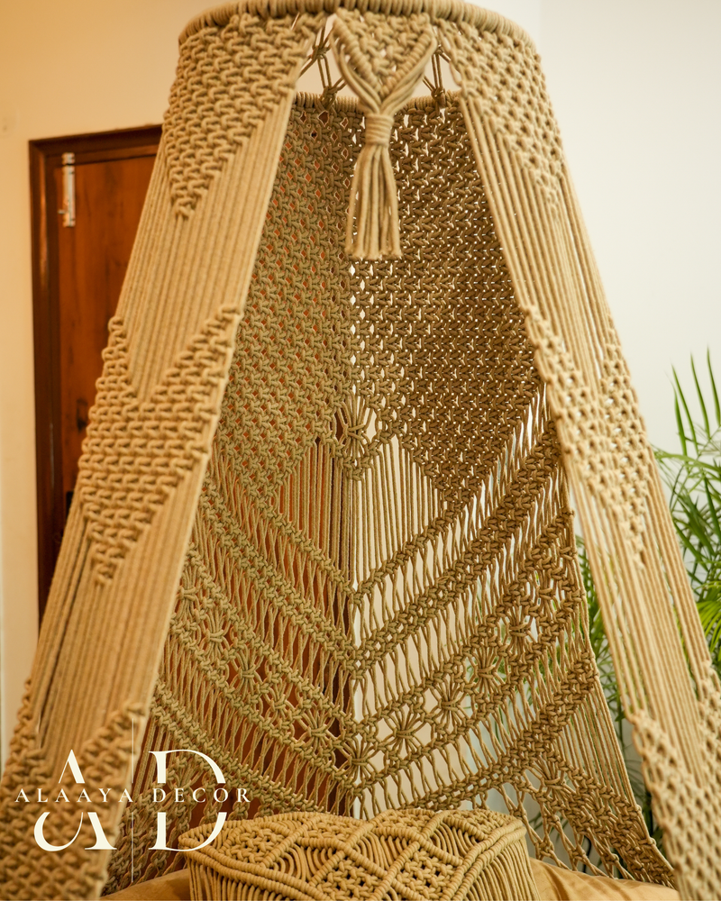 Macrame swing- Truly Beige