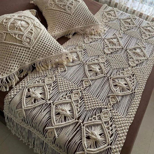 Macrame Bed Runner