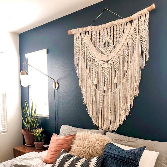 Macrame Tassel Wall  Hanging