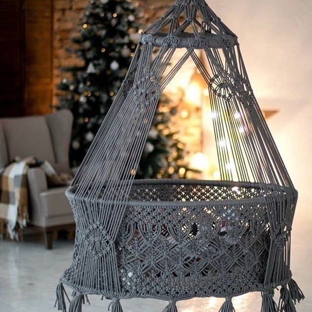 Macrame Baby Bassinet