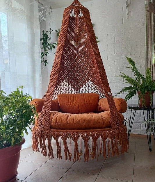 Macrame swing- Rusty buddy