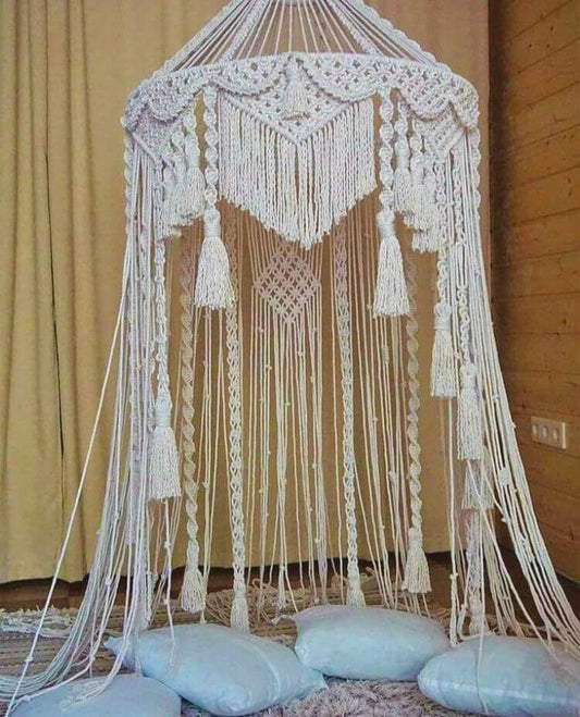 Macrame tassel Canopy