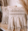 Heavy tassel cushion cover